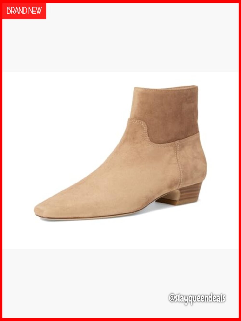 Leather Zip Booties Ankle Boots Heeled - Picture 7 of 7